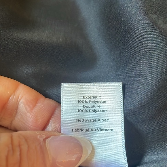 Talbots Fit and Flare Skirt Size 12 Black Office Career Business Lined Back zip - Picture 10 of 11